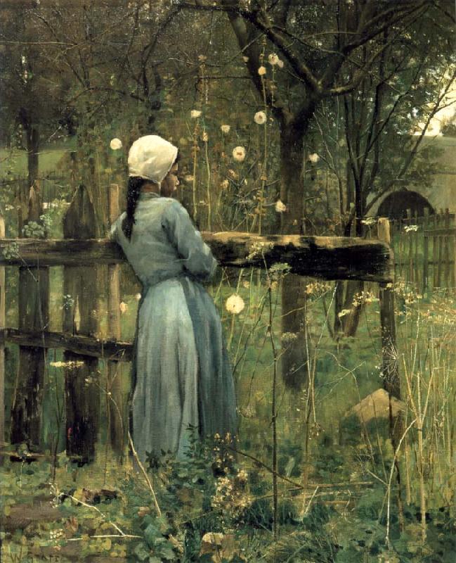  A Girl in a  Meadow